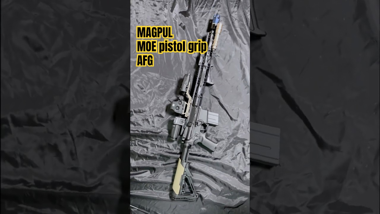 External Build MTR16, Magpul MOE Pistol grip & M-LOK AFG(Angled Fore Grip) 
