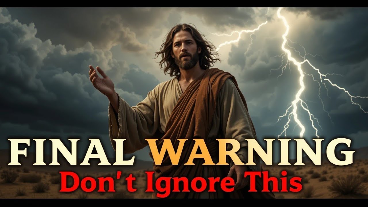 Final Warning from God — Don’t Ignore It | Urgent Message from Jesus to This Generation ⚠️🙏