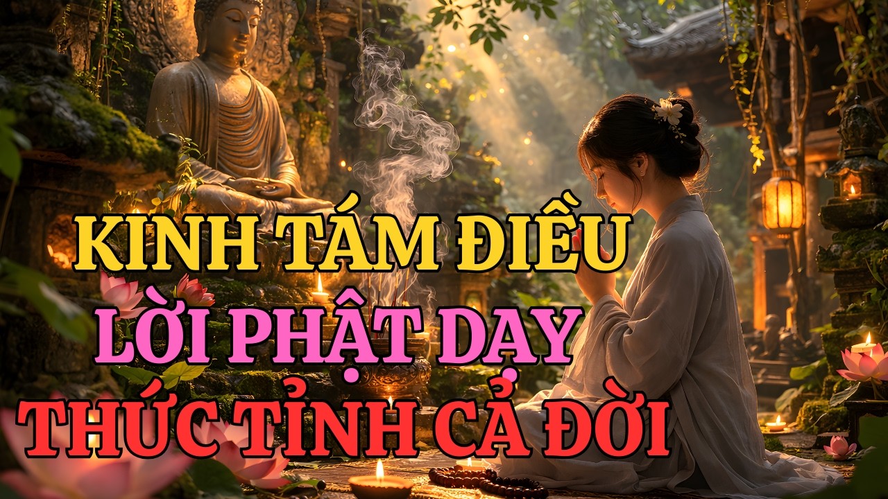 Nghe Kinh Tám Điều Mỗi Ngày – Tâm Bình An, Trí Tuệ Sáng Ra | Giọng Nữ (9 Biến)