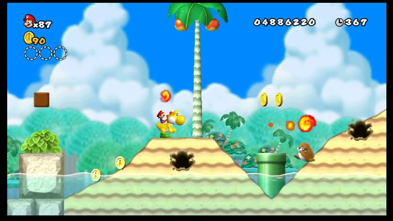 [NSMBW Hack] Newスーパーあすとろマリオ - W4-3
