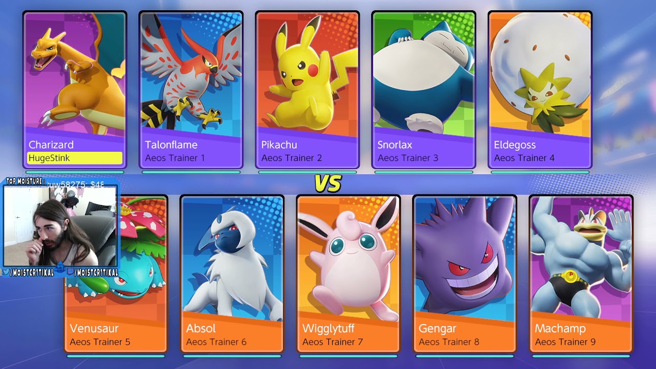 Moistcr1tikal Plays Pokémon Unite Twitch Vod (Ep 1)