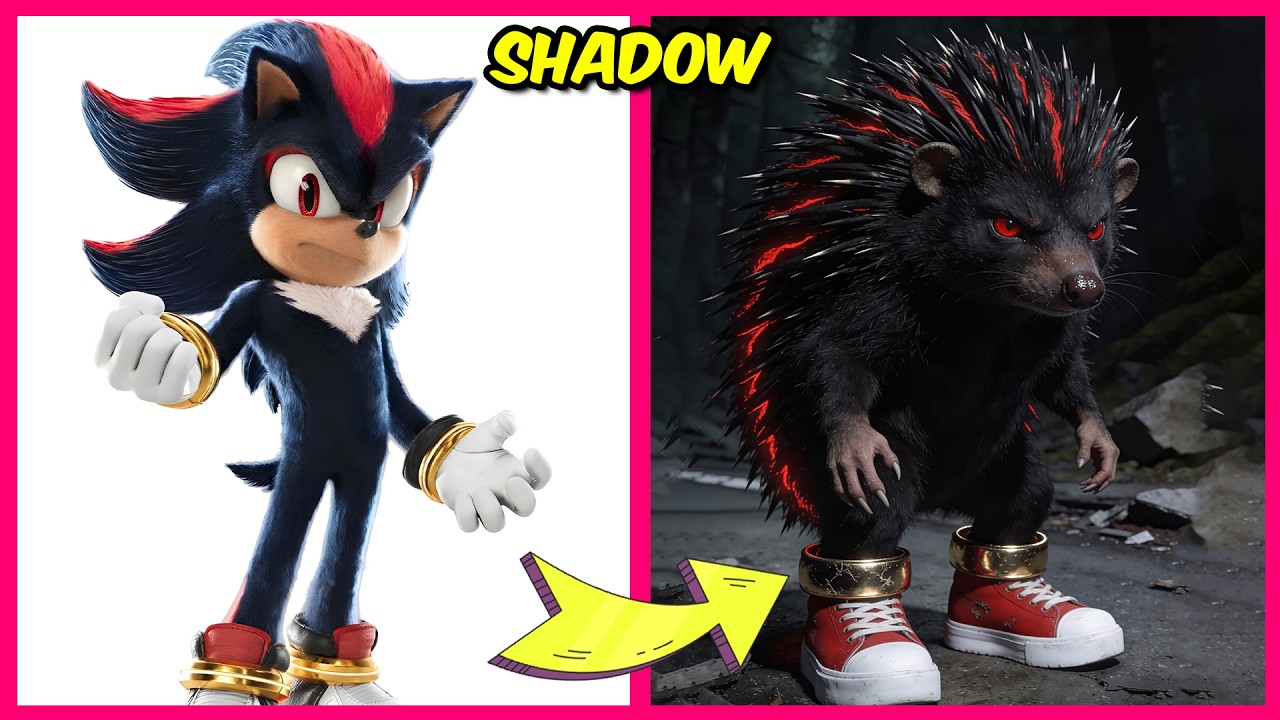 🦔⚫Персонажи Sonic the Hedgehog 3 в реальной жизни🔥+ Викторина по голосу, их любимые напитки и мно...