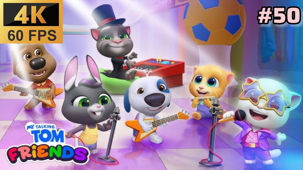No voice ,only playing time | Talking Tom Friends Gameplay Part 50