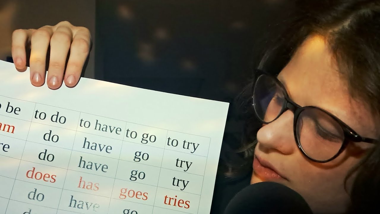 Englische Grammatik zum müde werden #asmrforsleep #educationalasmr 