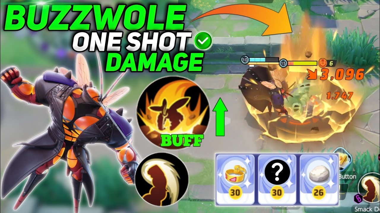Buzzwole One Shot Damage build for Super Power! 100% Brutal Damage | Pokemon unite