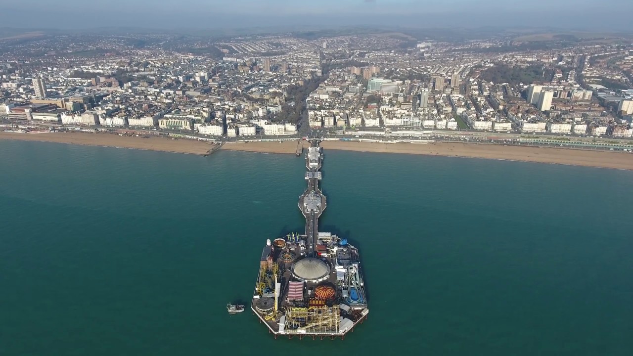 Beautiful Brighton and London Aerials 2017 4K