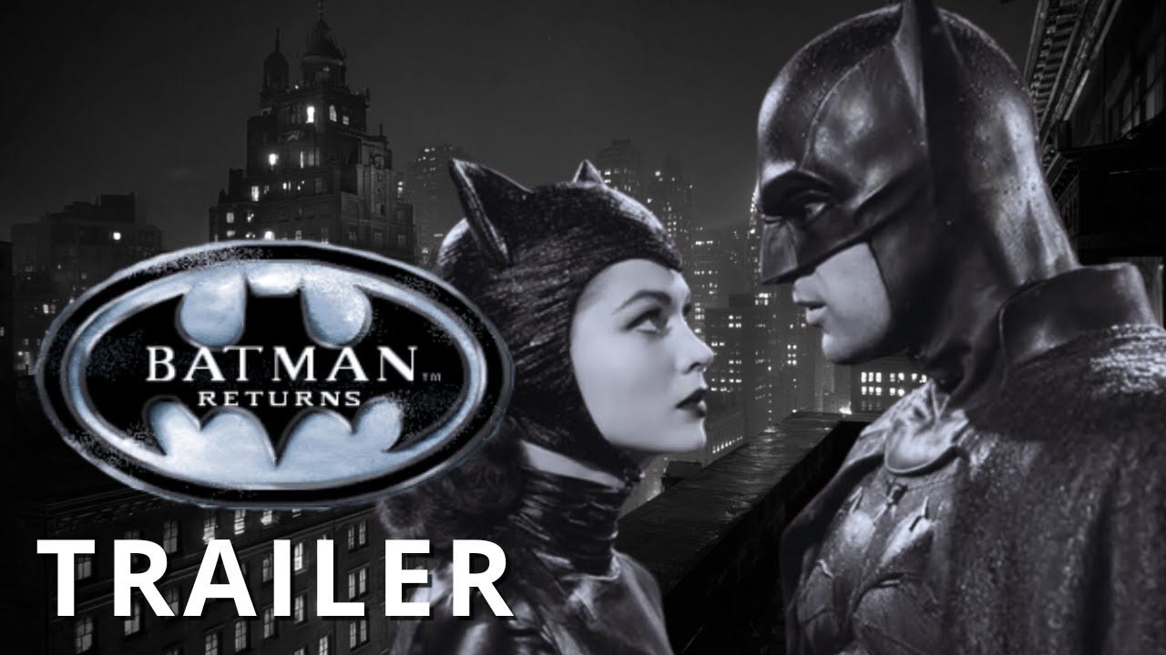 Batman Returns | 1940s Black & White Film Noir Trailer (Concept)