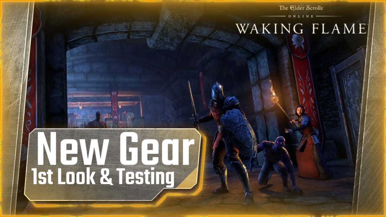 New Gear 1st Look & Testing | Elder Scrolls Online | Waking Flame PTS