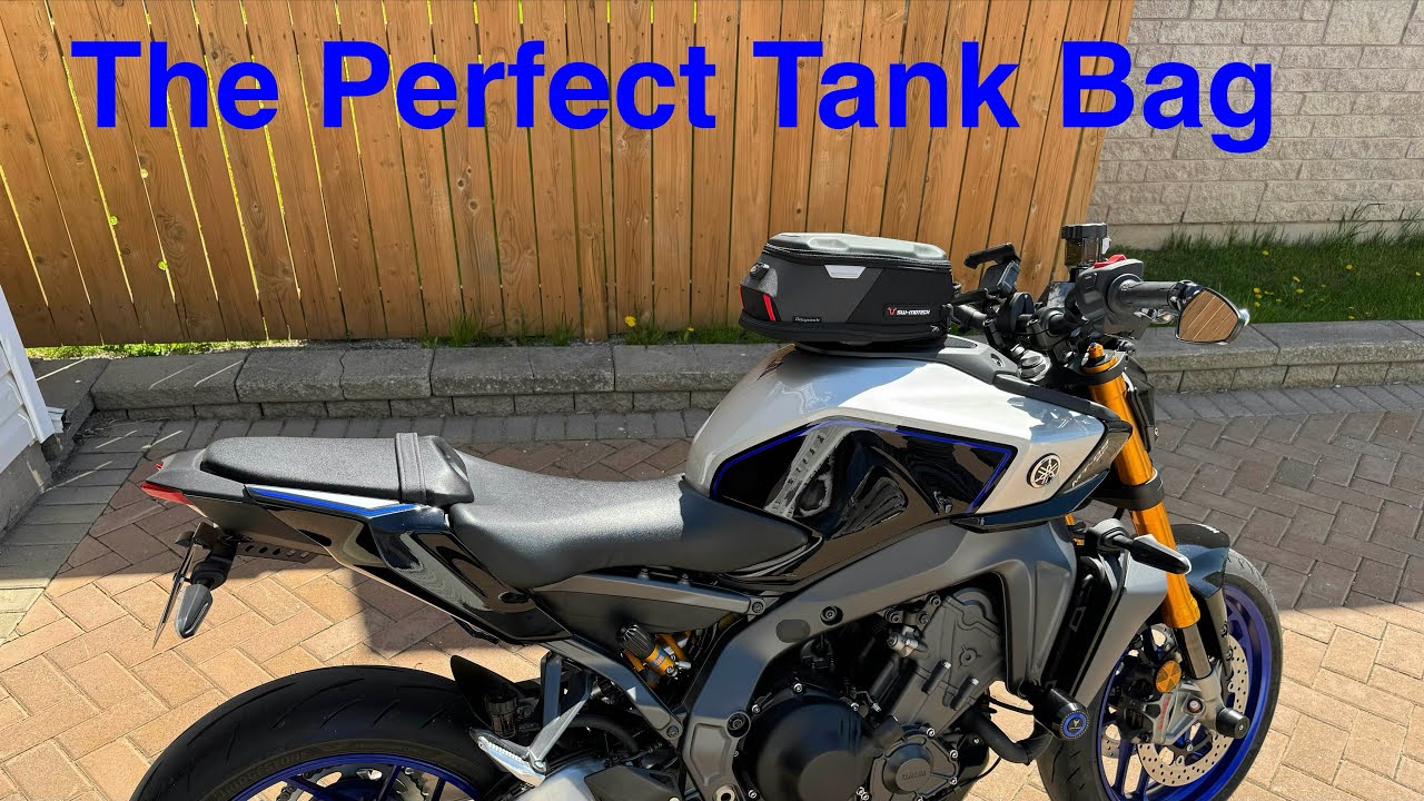 SW Motech Pro DayPack Magnetic ￼Tank Bag on the 2025 MT-09SP