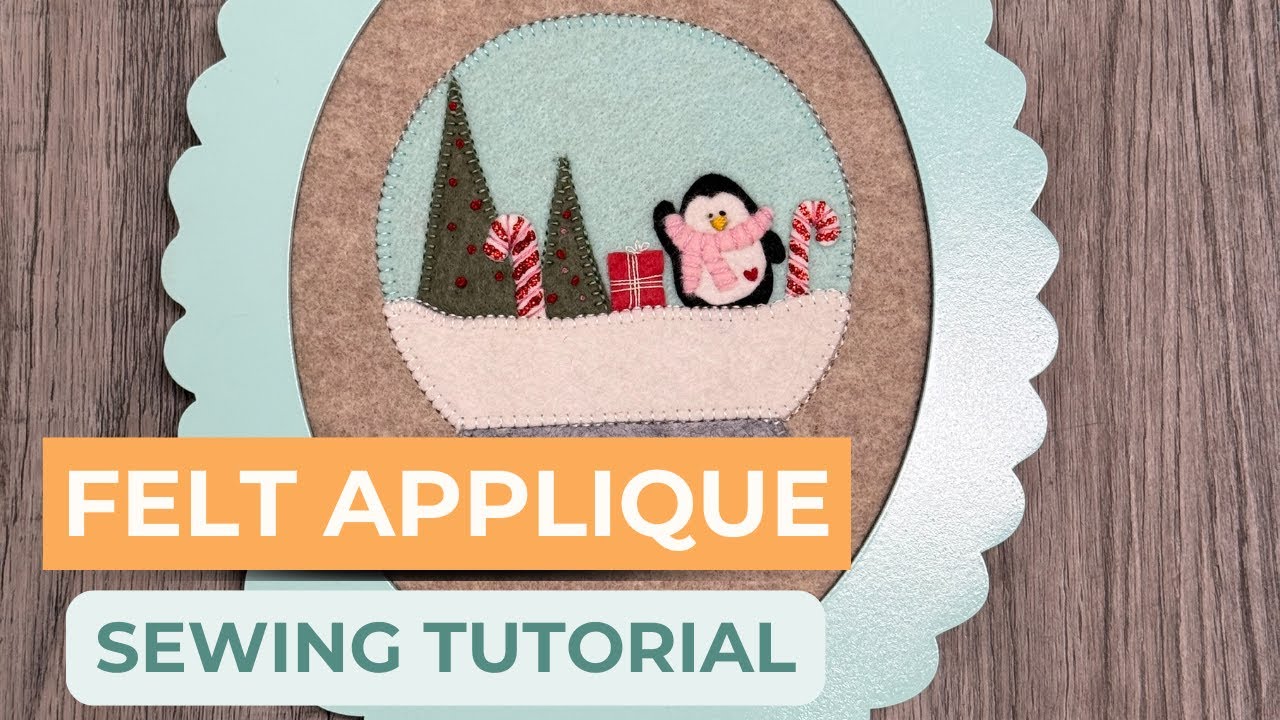 Learn how to easily do felt applique