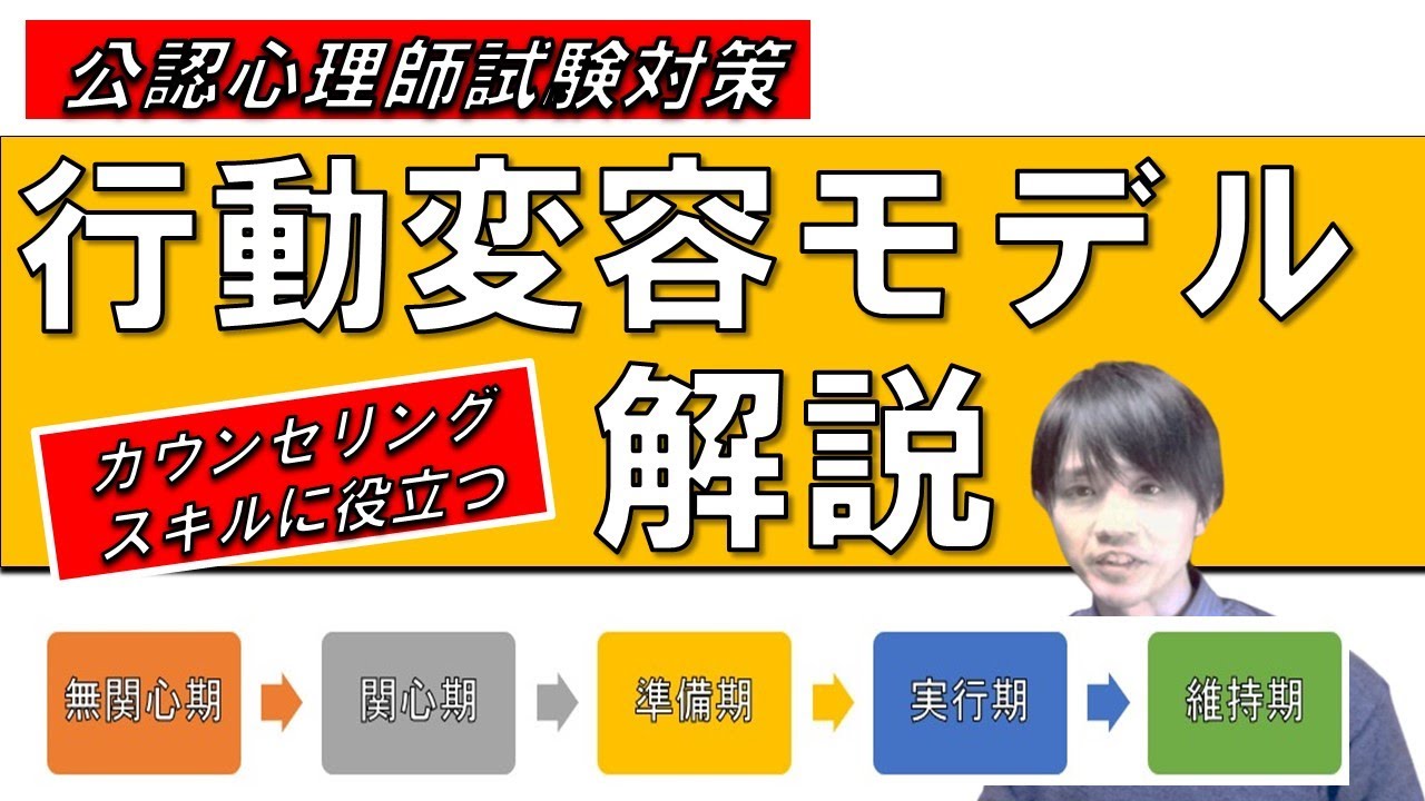 行動変容に役立つモデルの解説～公認心理師試験対策にも役立ちます～