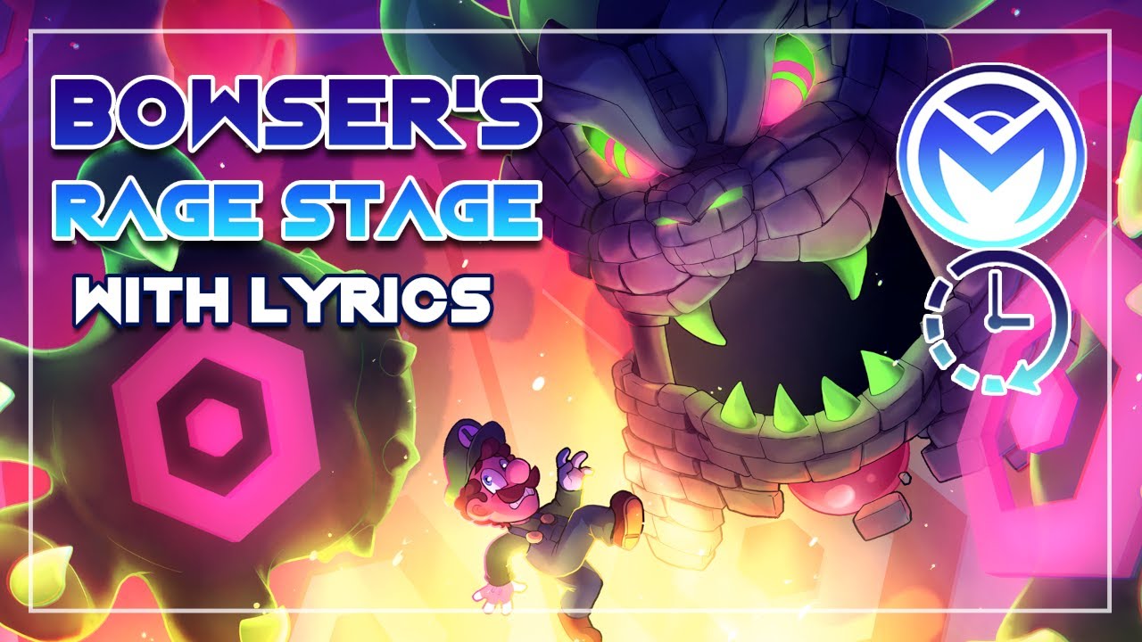 Super Mario Wonder - Bowser's Rage Stage One Hour - With Lyrics