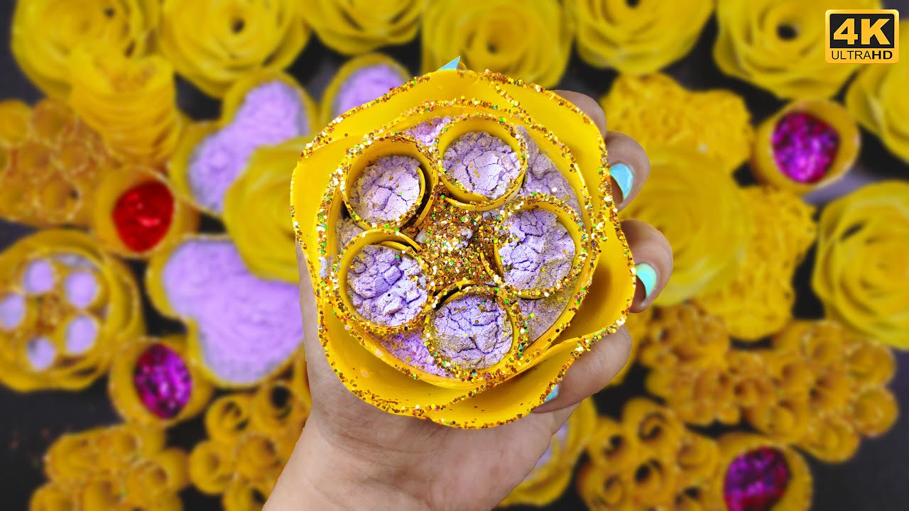 CRUNCH, CRINKLE, BOOM! Soap Crushing Meets Glitter Explosions 💥✨