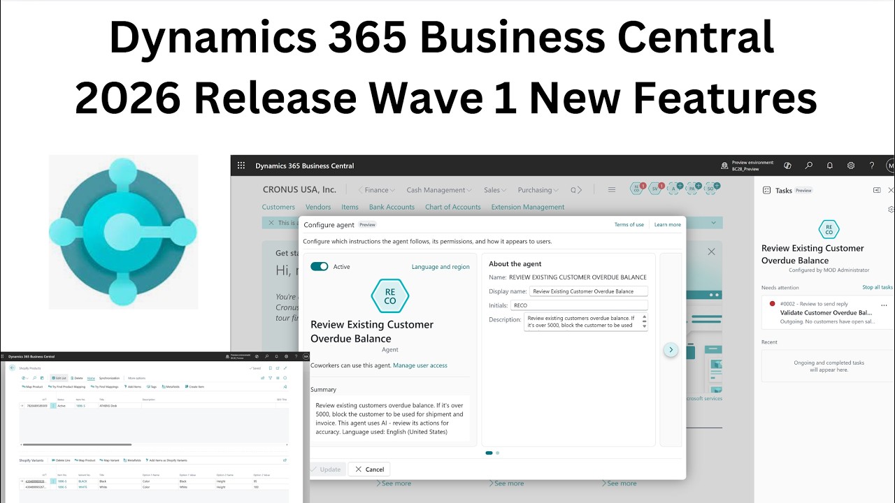 Dynamics 365 Business Central 2026 Release Wave 1 New Features
