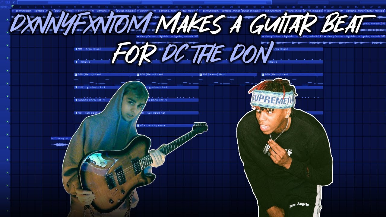 HOW TO MAKE ROCK BEATS FOR DC THE DON AND SCOREY IN FL STUDIO