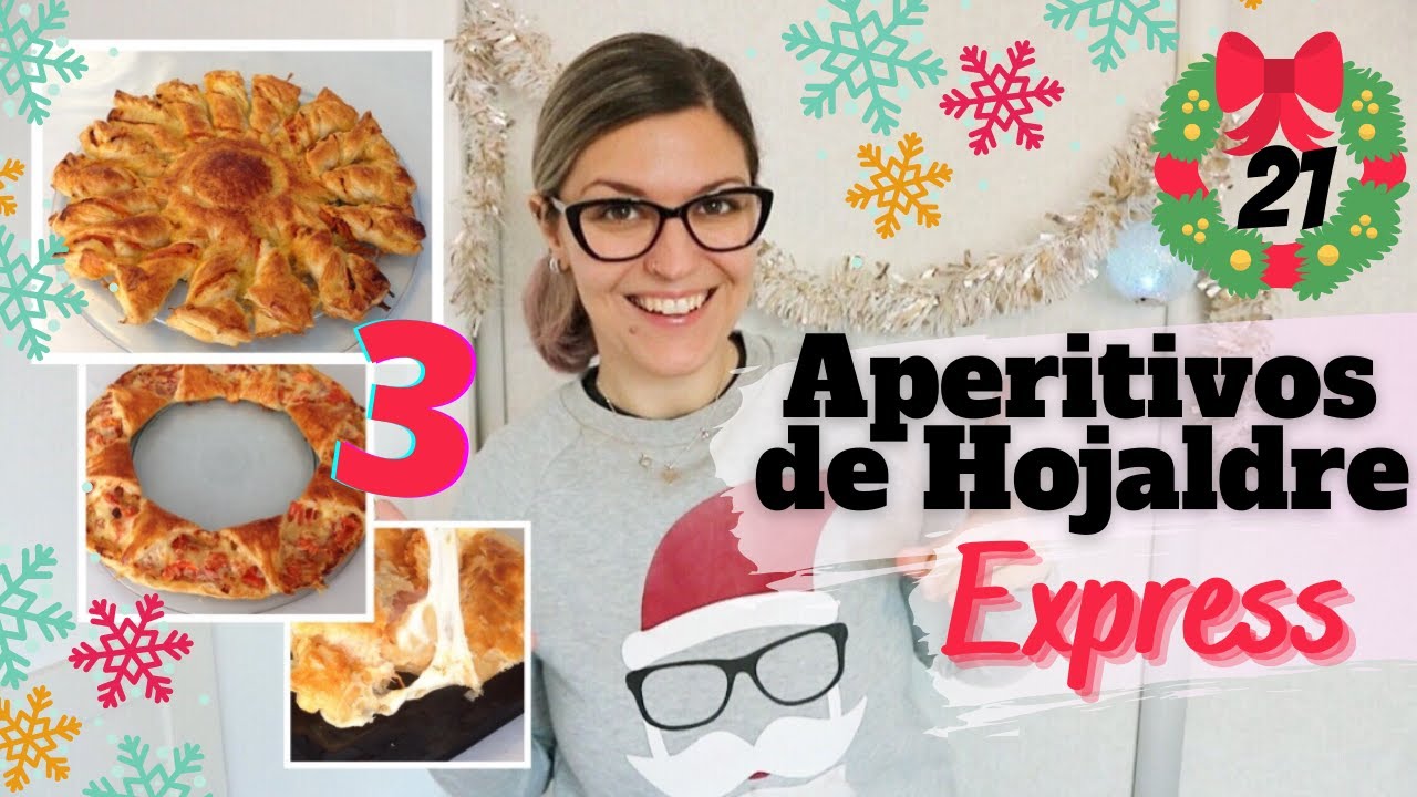APERITIVOS CON HOJALDRE FÁCILES Y RÁPIDOS *3 Recetas Hojaldre Salado*