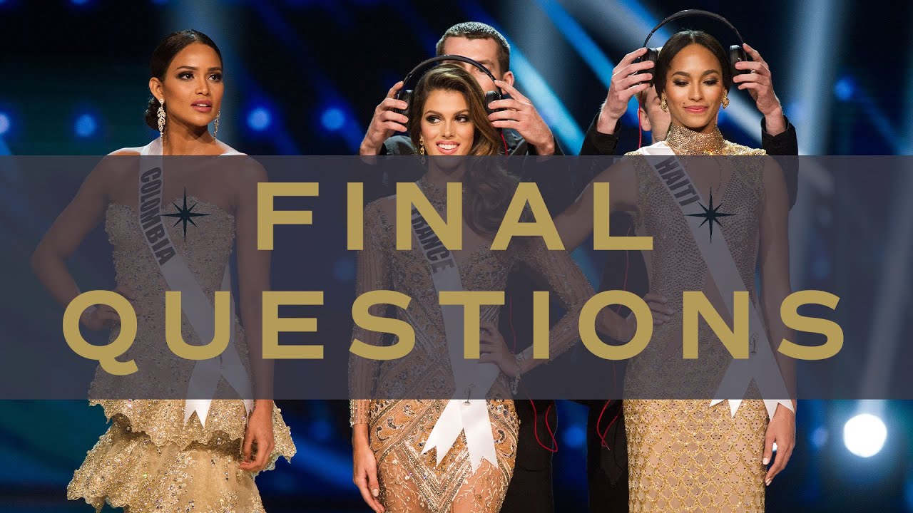 65th MISS UNIVERSE - FINAL QUESTIONS! | Miss Universe
