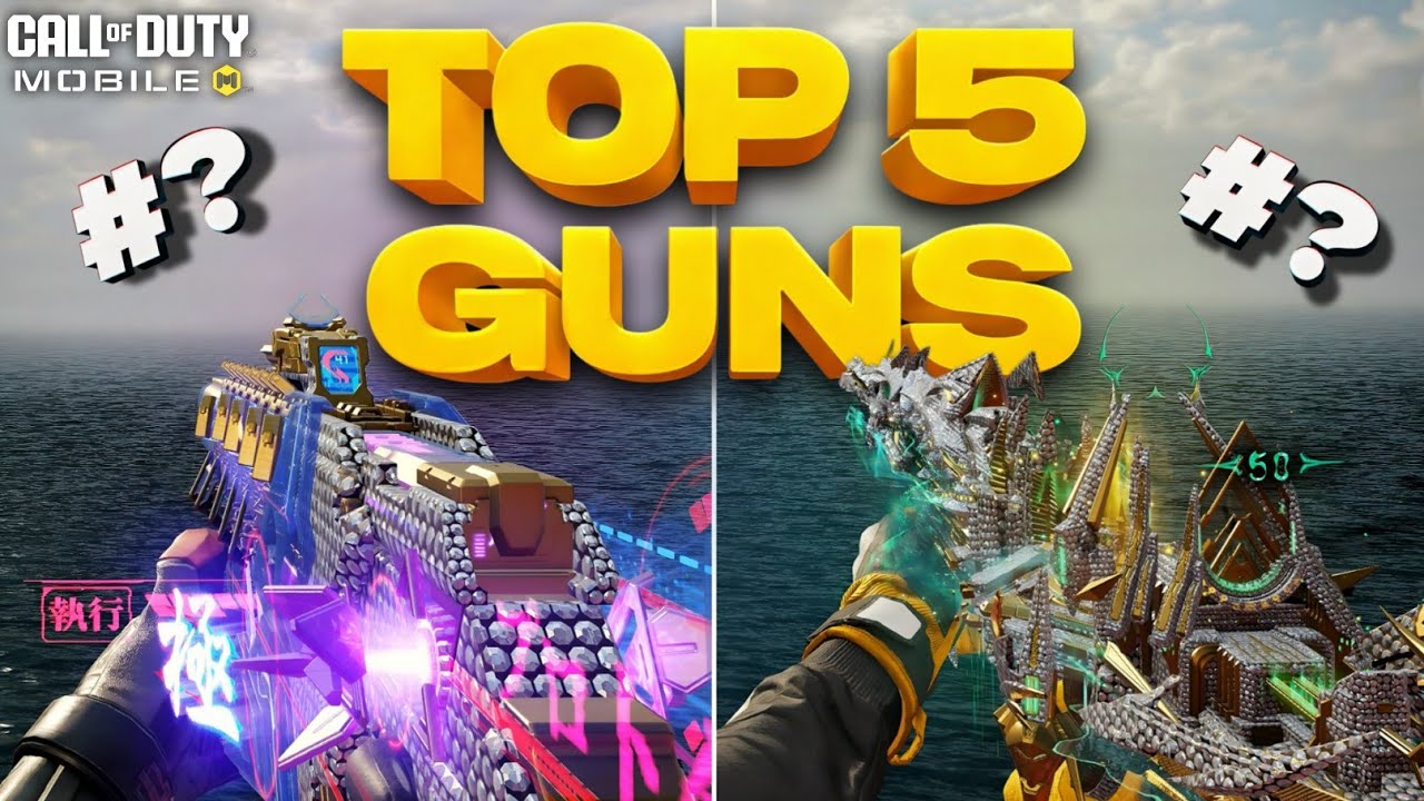 Top 5 best guns in Cod Mobile Season 7 (2026) #codm 