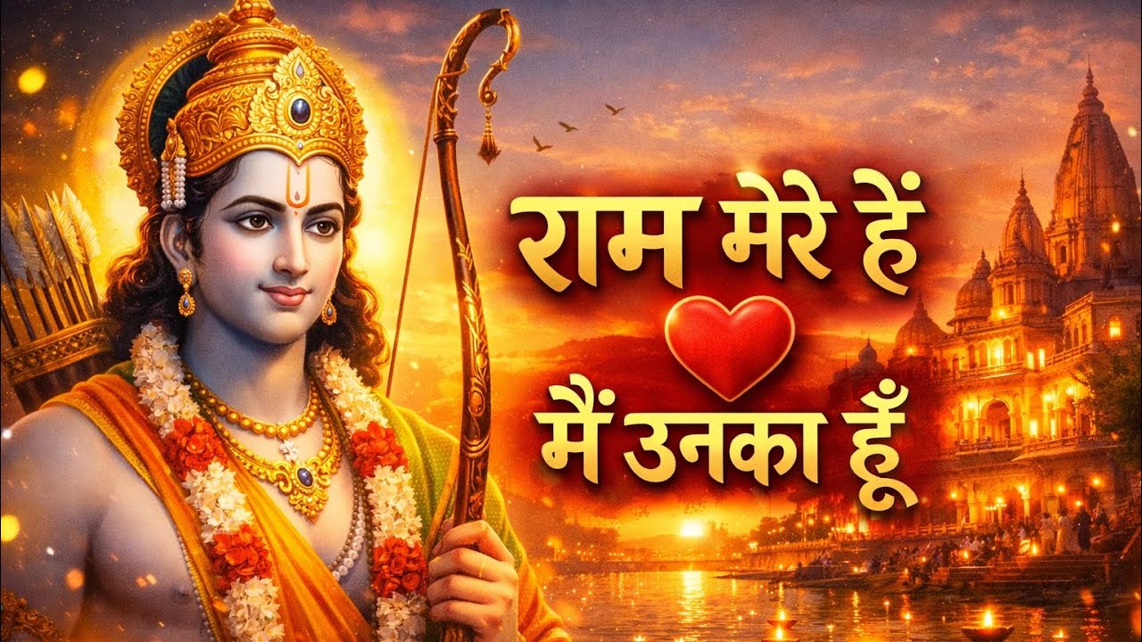 राम मेरे हैं मैं उनका हूँ | Beautiful Shri Ram Bhajan |Devotional Song #ShriRam