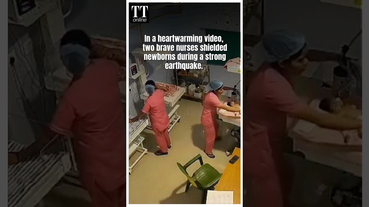 Watch | Two Nurses Shield Three Newborns During Strong Earthquake in Assam