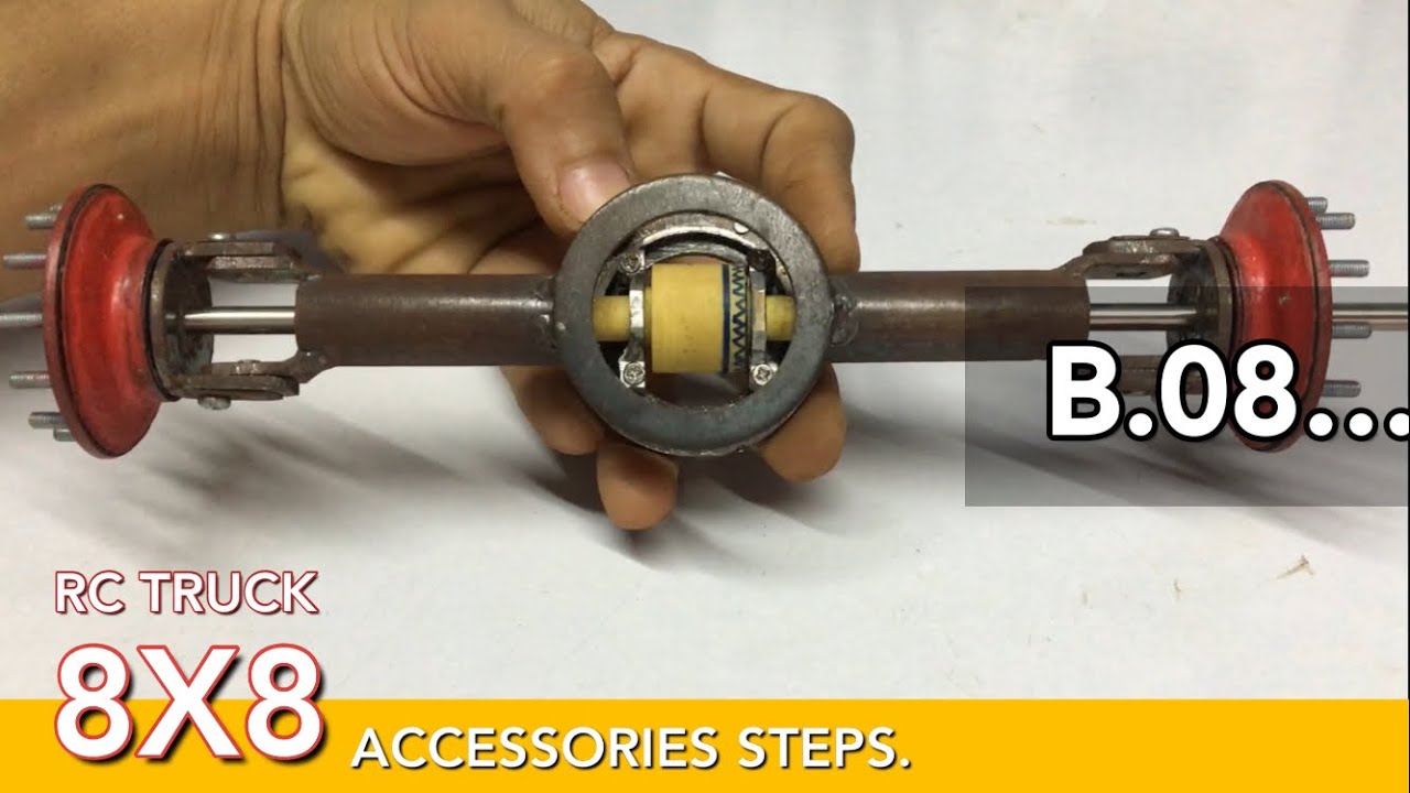 Build - 8X8 RC Heavy Construction Metal Truck - Accessories Step B.08
