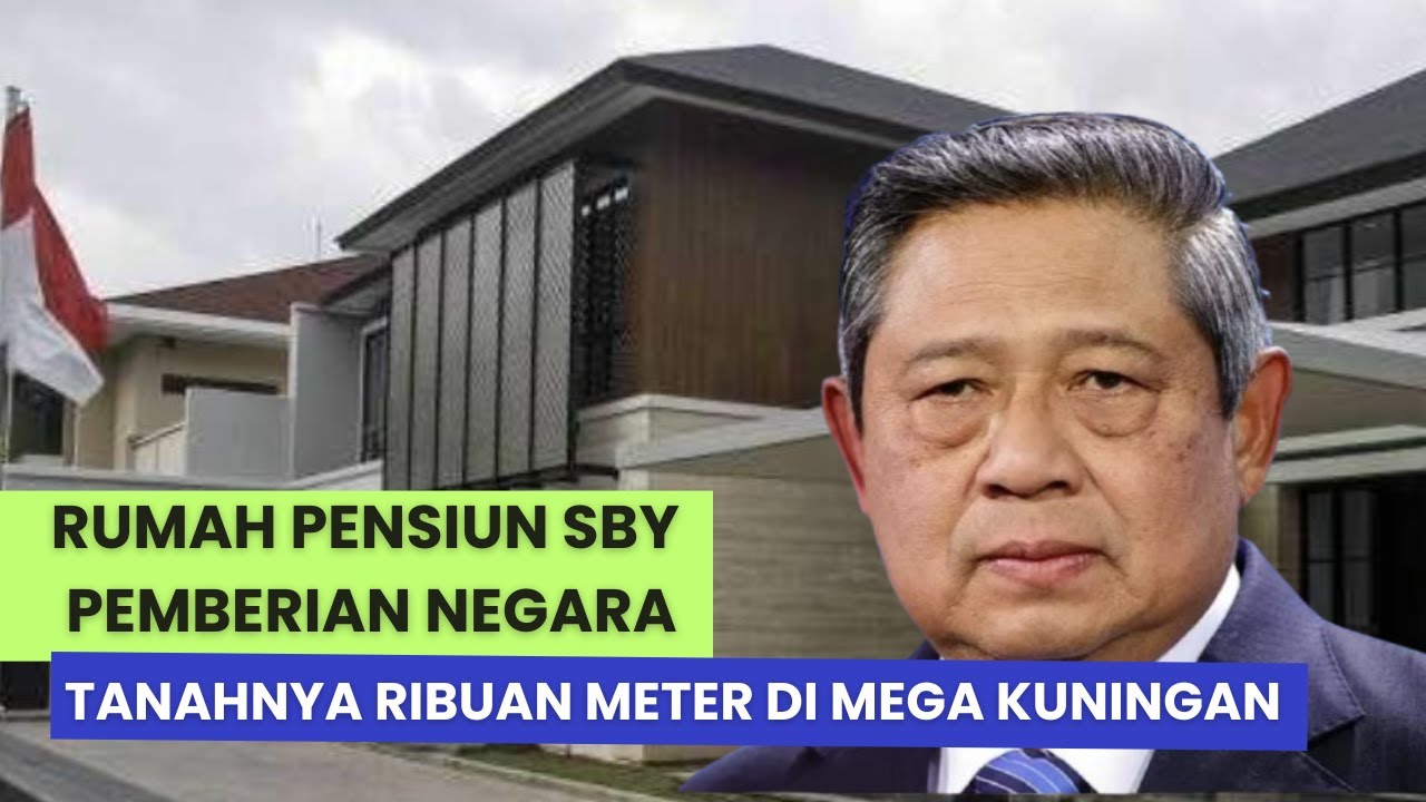 RUMAH SBY MEGA KUNINGAN PEMBERIAN NEGARA ‼️ MEWAH DAN LUASNYA BIKIN TAKJUB