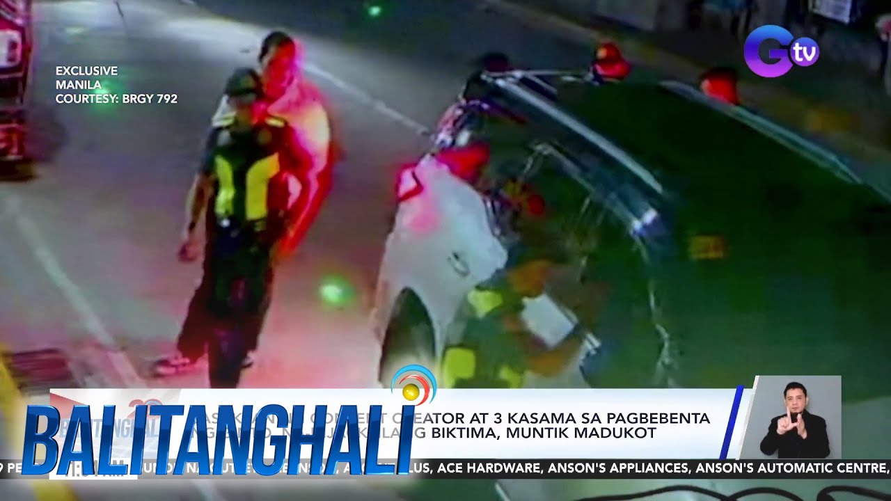 Sasakyan ng content creator at 3 kasama sa pagbebenta ng ginto, na-hijack | Balitanghali