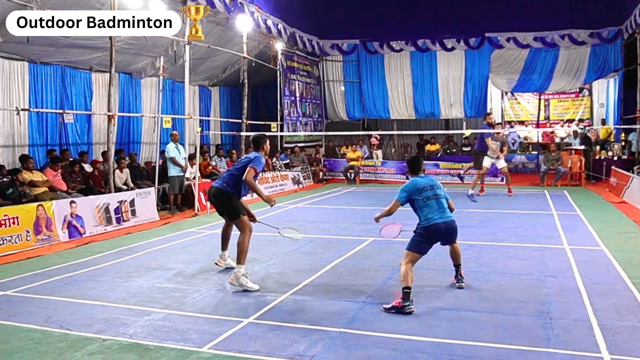 Outdoor Badminton Tournament | Shourya/Digendra VS Chris/Salman