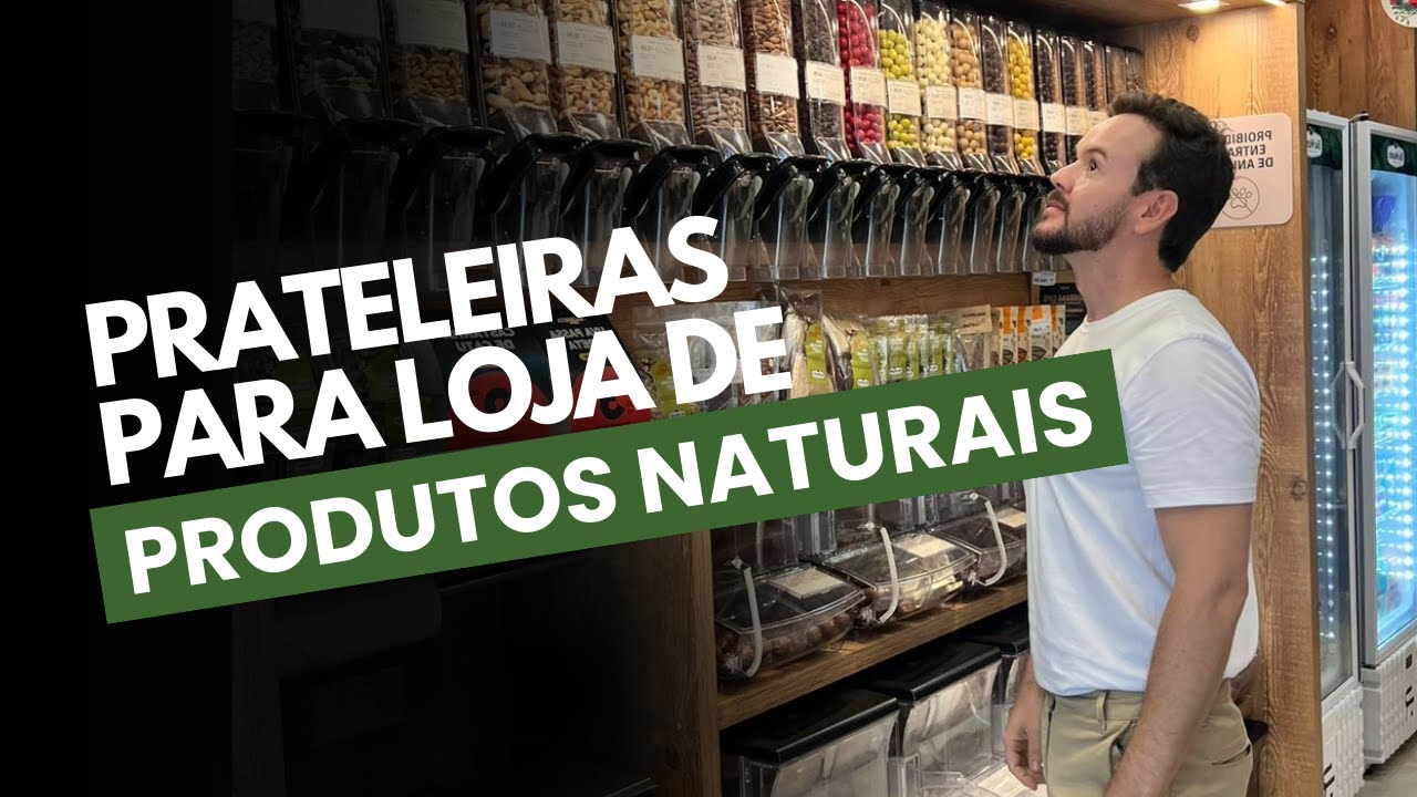 Visitei essa loja de produtos naturais (poucas fazem isso)