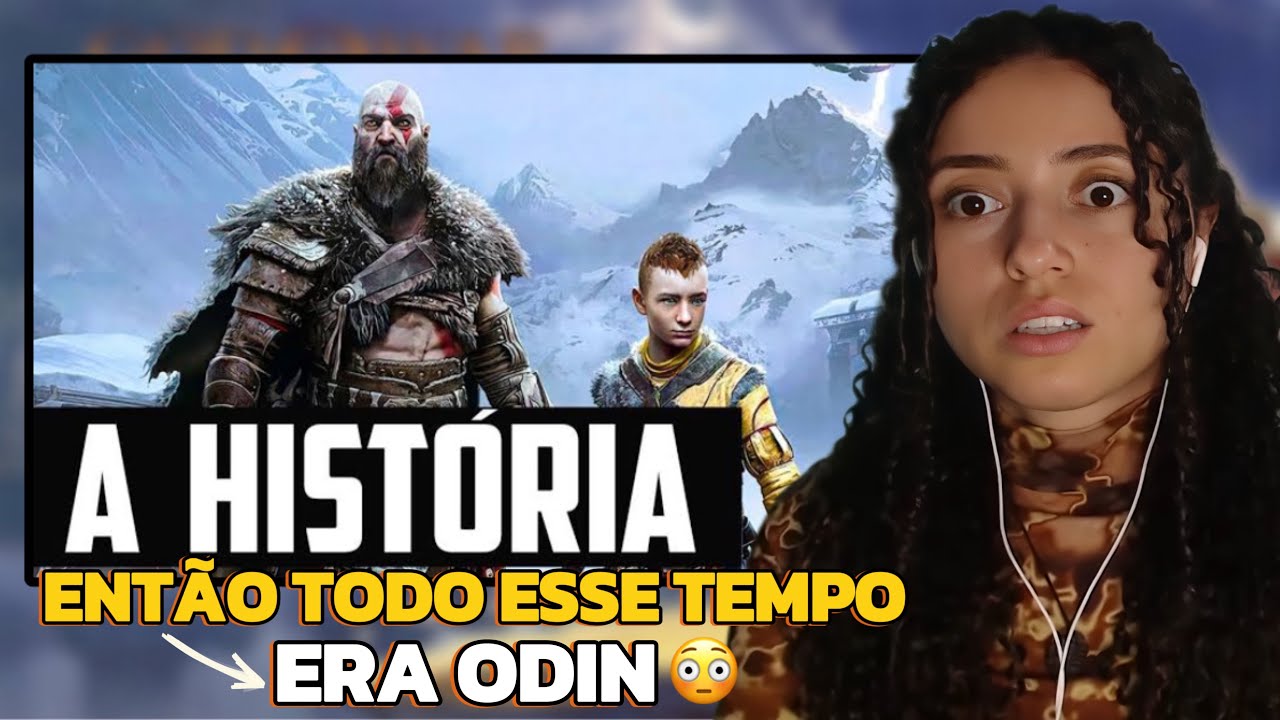 Reagindo a Sessão Spoiler - A HISTÓRIA DE GOD OF WAR RAGNAROK