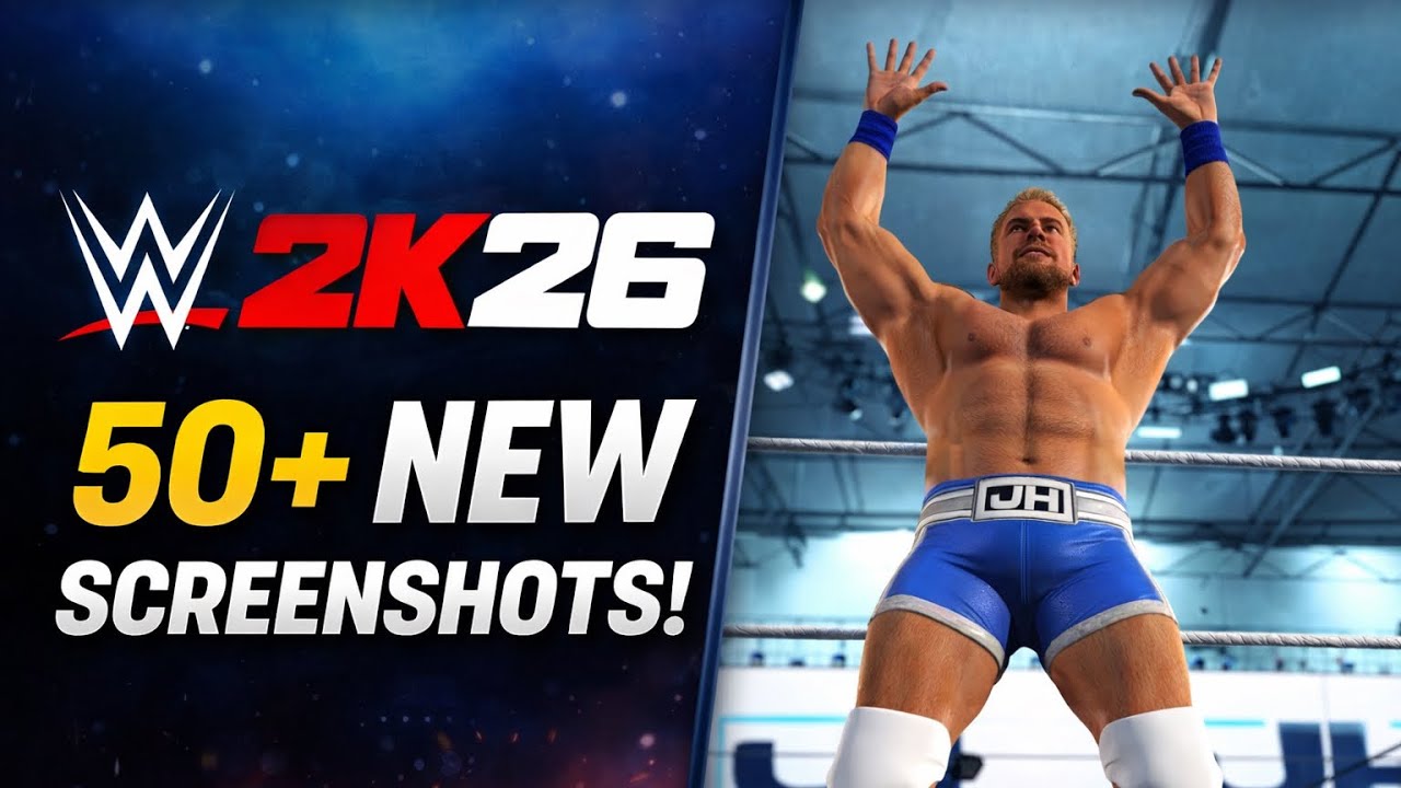 WWE 2K26: ALL 50+ Screenshots Revealed! New Superstars, Weapons, Menus & More