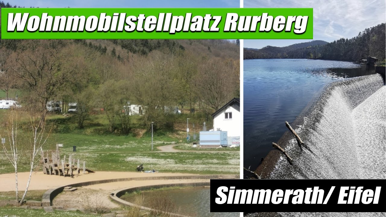 Wohnmobilstellplatz Rurberg - Simmerath/ Eifel - Braunkohletagebau - verlassene Dörfer.....