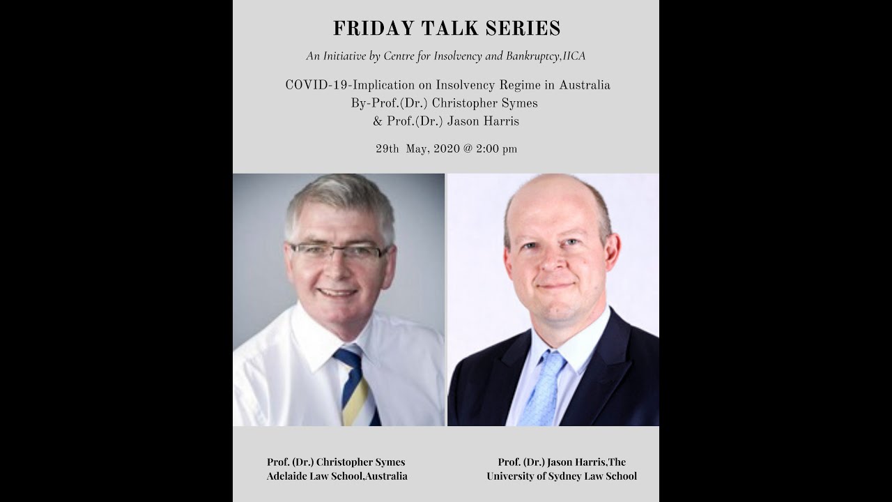 Friday Talk Series with Prof.(Dr.) Christopher Symes & Prof. (Dr.) Jason Harris