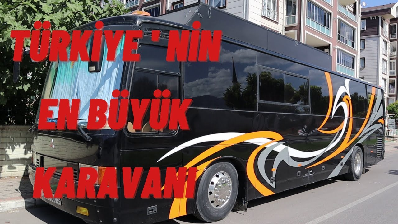 OTOBÜSTEN DÖNÜŞTÜRÜLMÜŞ KARAVAN TÜRKİYE 'NİN EN  BÜYÜK KARAVANI
