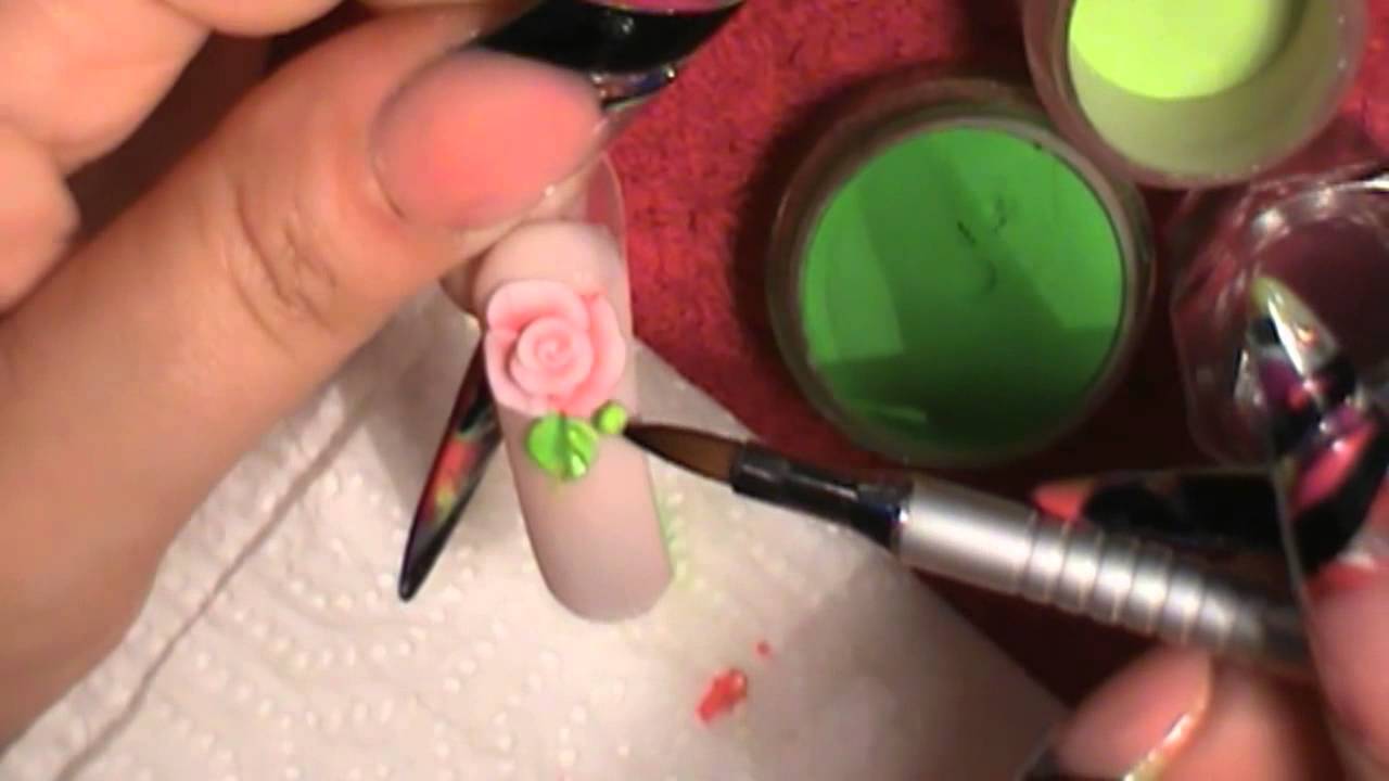 Tercera Dimension Paso a Paso-Uñas acrílicas 3D