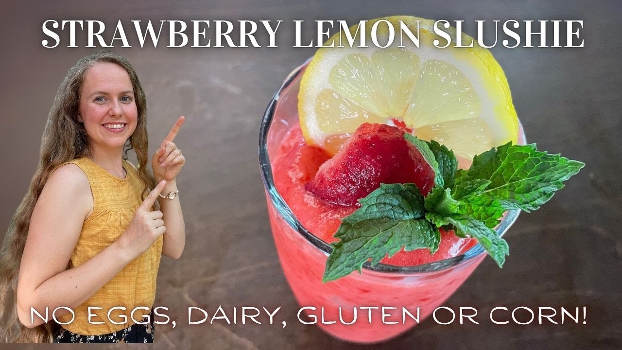 Strawberry Lemon Slush &ndash; 5-Min Summer Cool-Down | Allergy-Friendly!