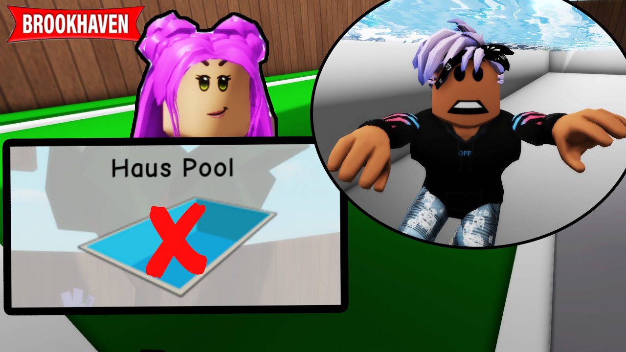 BABY KAAN 24 STUNDEN IM POOL EINGESPERRT? Baby Dania ist sauer [Roblox Brookhaven 🏡RP]