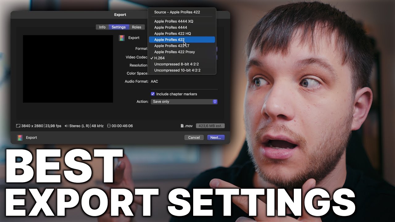 ЛУЧШИЕ настройки экспорта для YOUTUBE в 2026 году (Final Cut Pro)