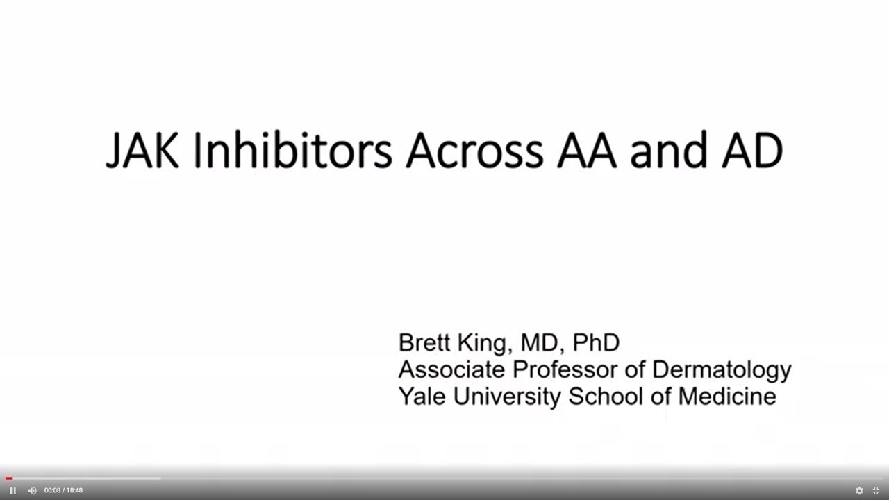 JAK inhibitors across AD and alopecia areata | Brett King, MD, PhD | New Haven, CT