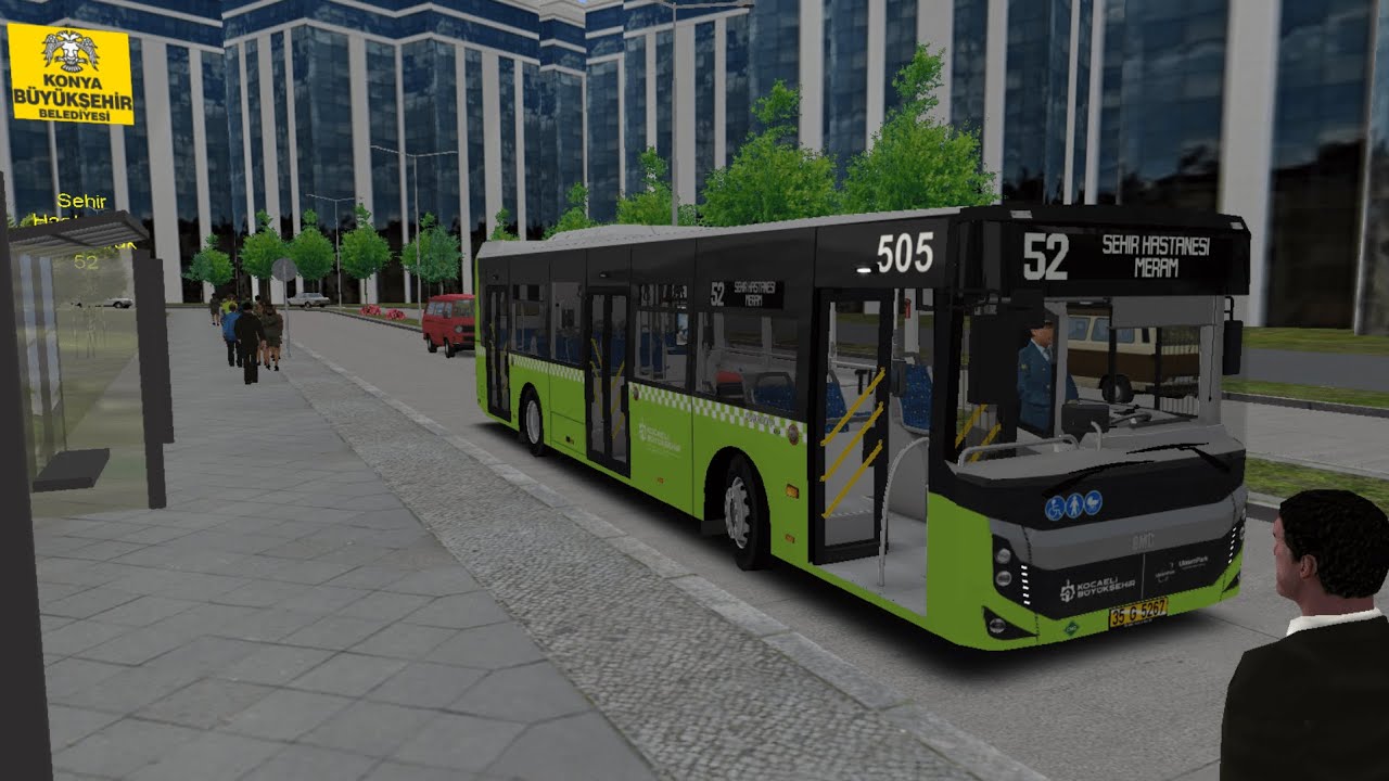 BMC Procity ile Konyada 52 Hattında Sefer - Omsi 2