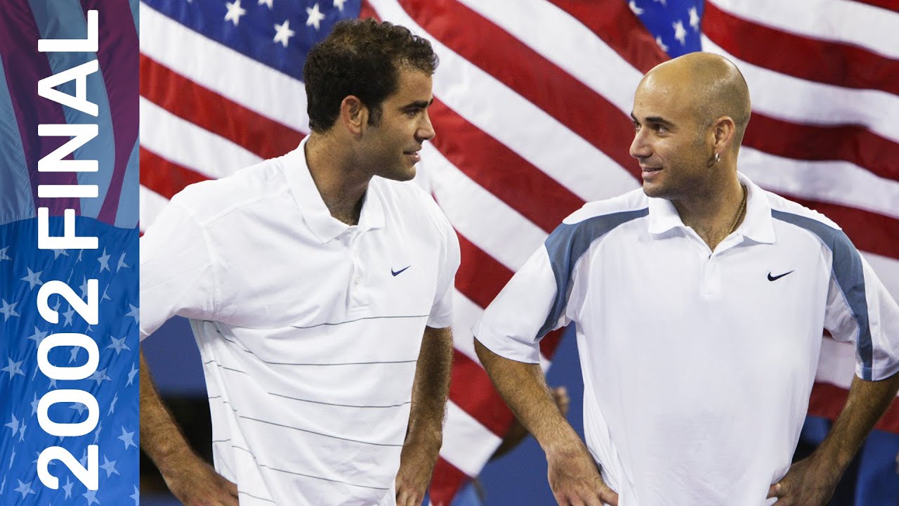 Pete Sampras vs Andre Agassi in vintage US Open Final! | US Open 2002