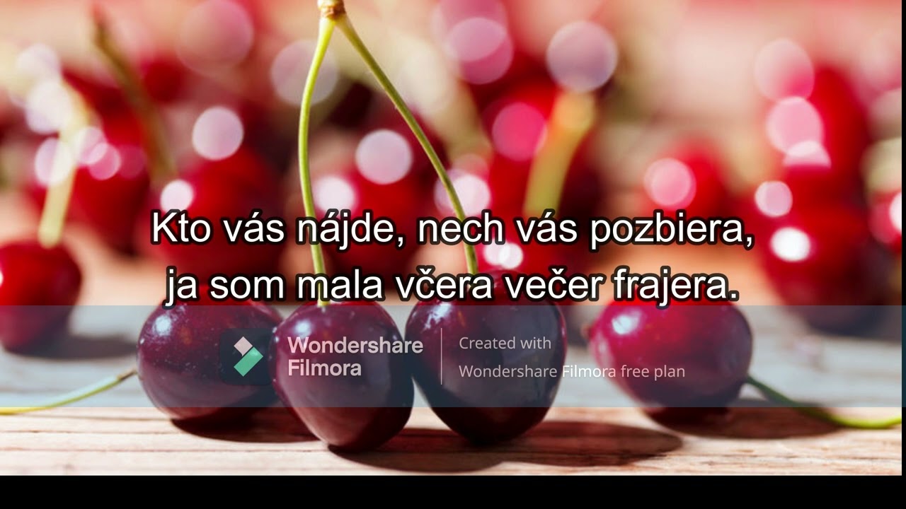 Čerešničky, čerešničky, čerešne