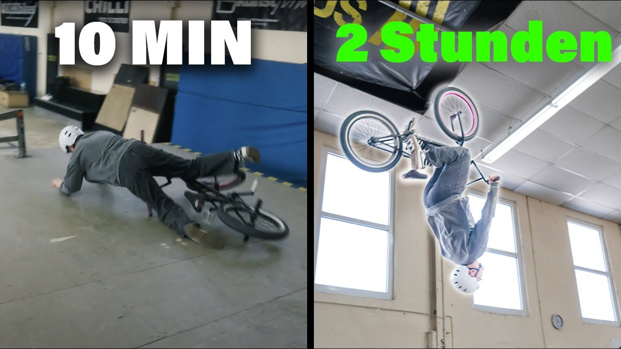 In 2 STUNDEN einen BACKFLIP lernen (Fahrrad)