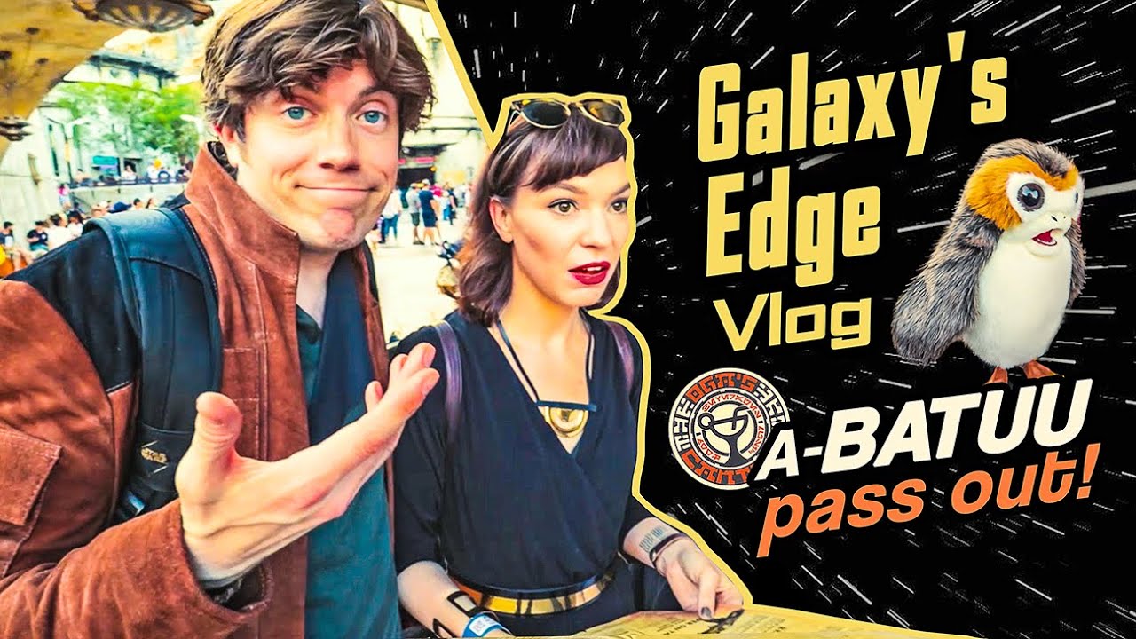 Oga's Cantina STAR WARS: Galaxy's Edge Vlog (Our 1st trip!)