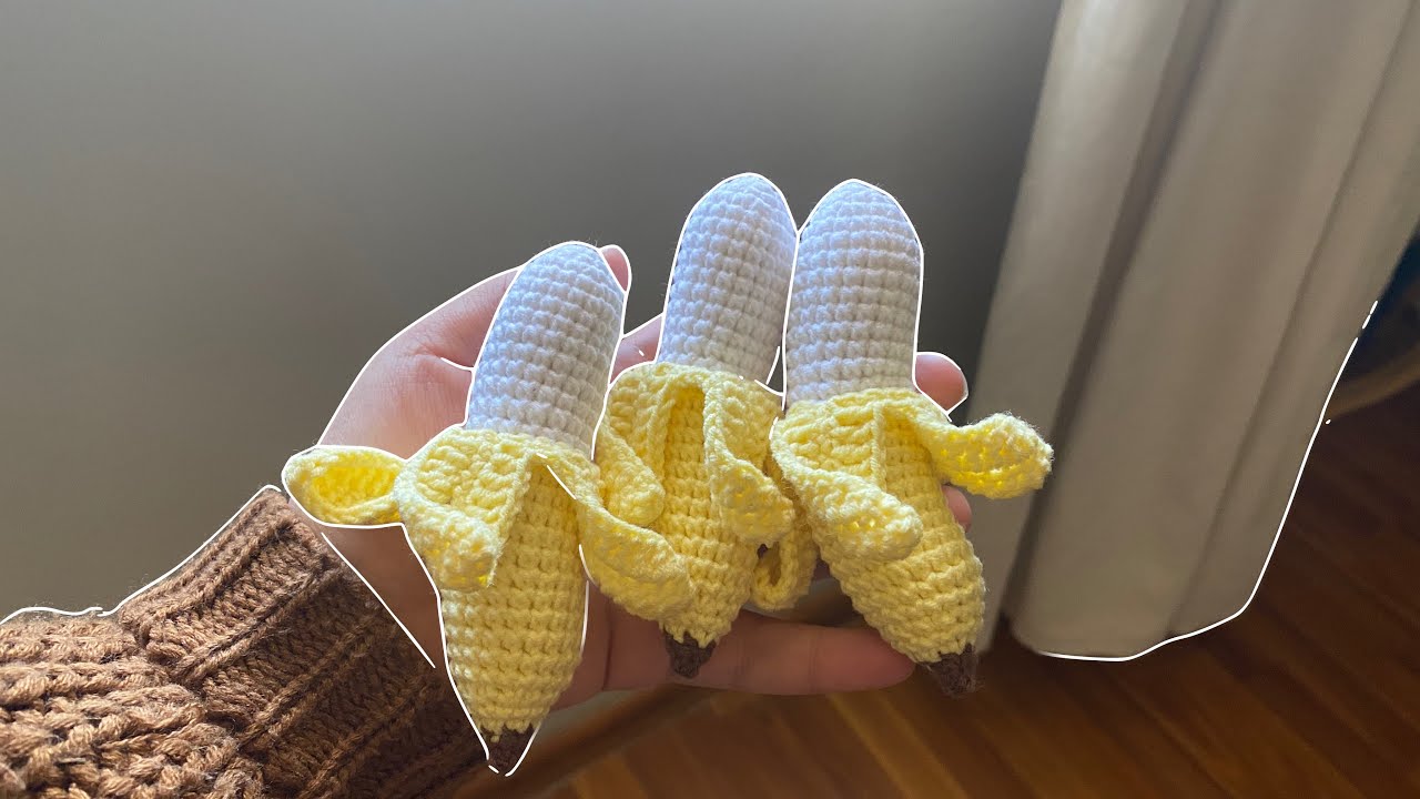 موز بالكروشيه 🍌