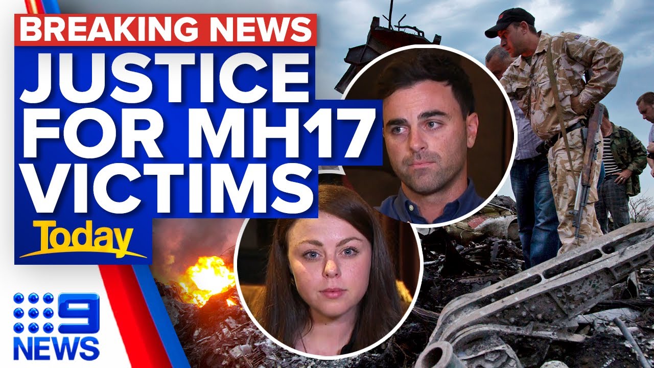 Victims' children speak after MH17 guilty verdict | 9 News Australia