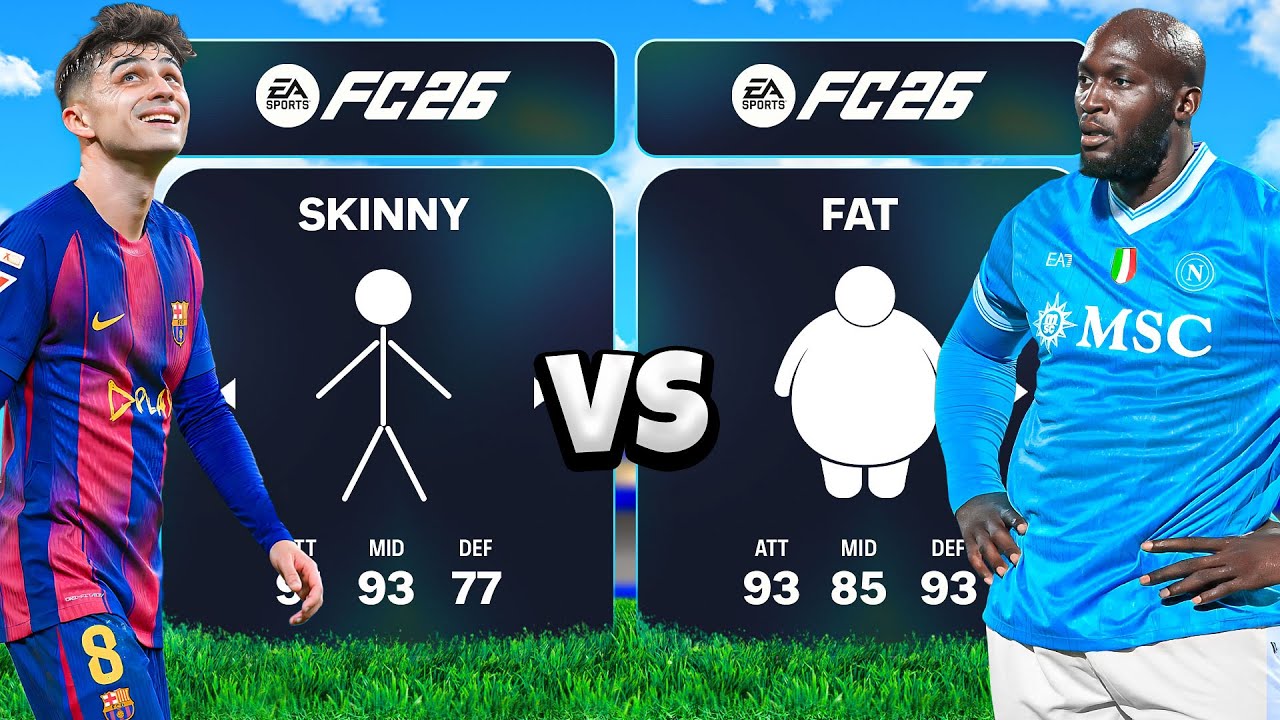 FAT vs. SKINNY in FC26!