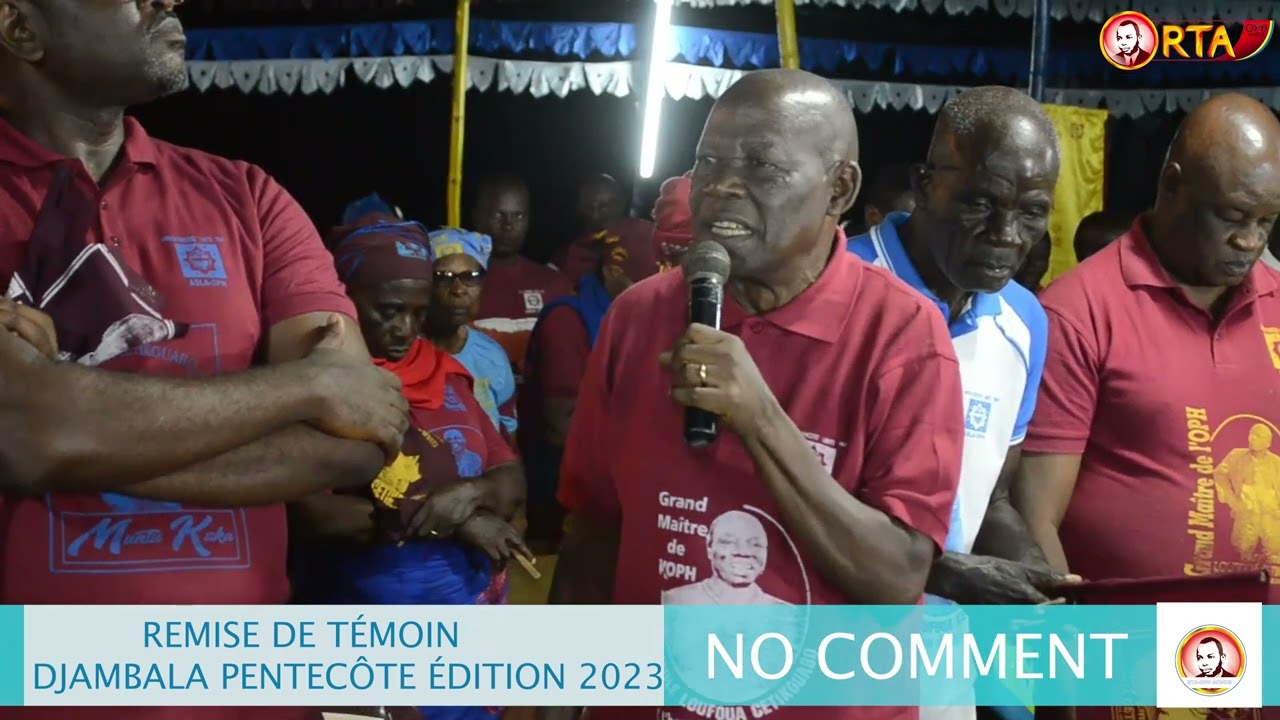 Remise de témoin lors de la Pentecôte à Djambala édition 2023