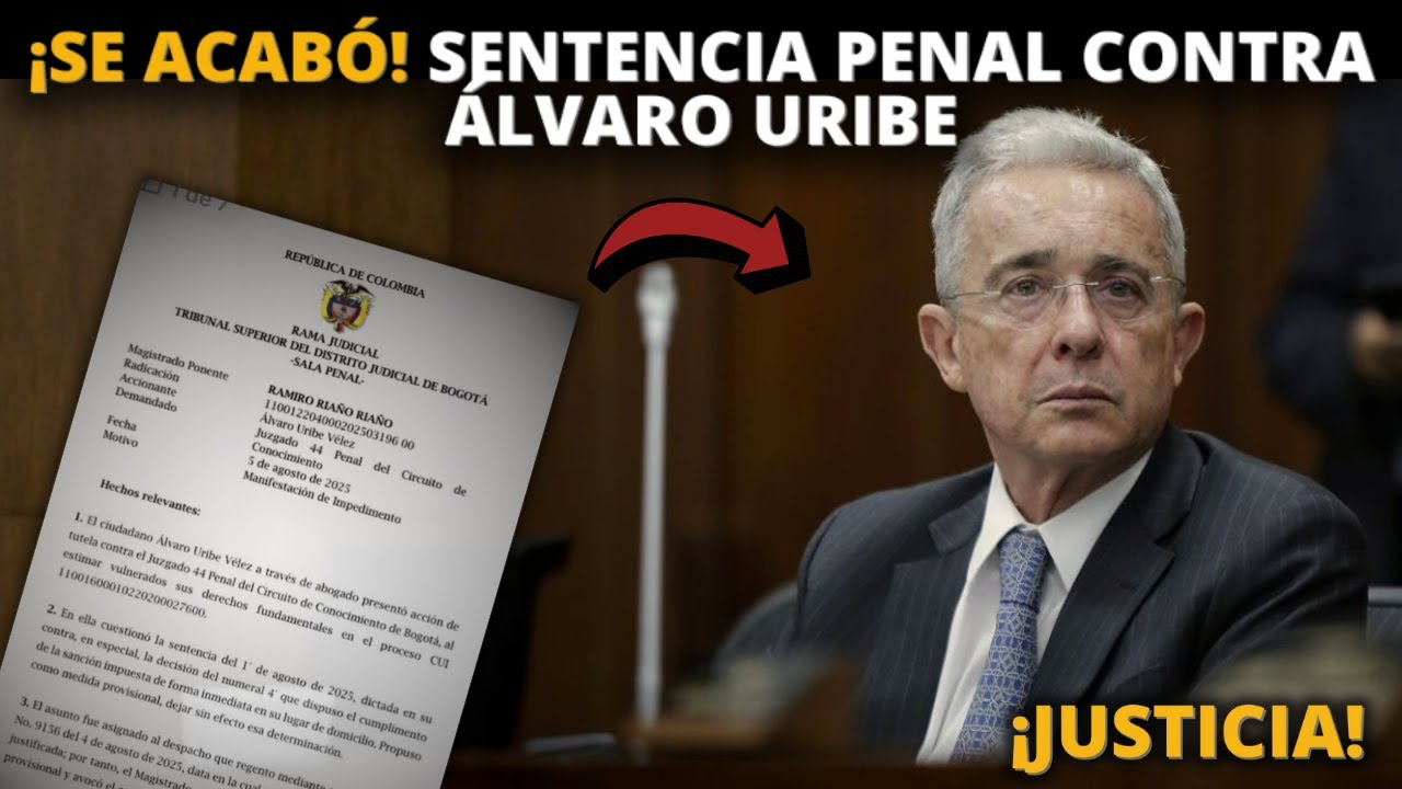 &iexcl;Se acab&oacute;! Sentencia contra &Aacute;lvaro Uribe V&eacute;lez &iexcl;Hist&oacute;rico!