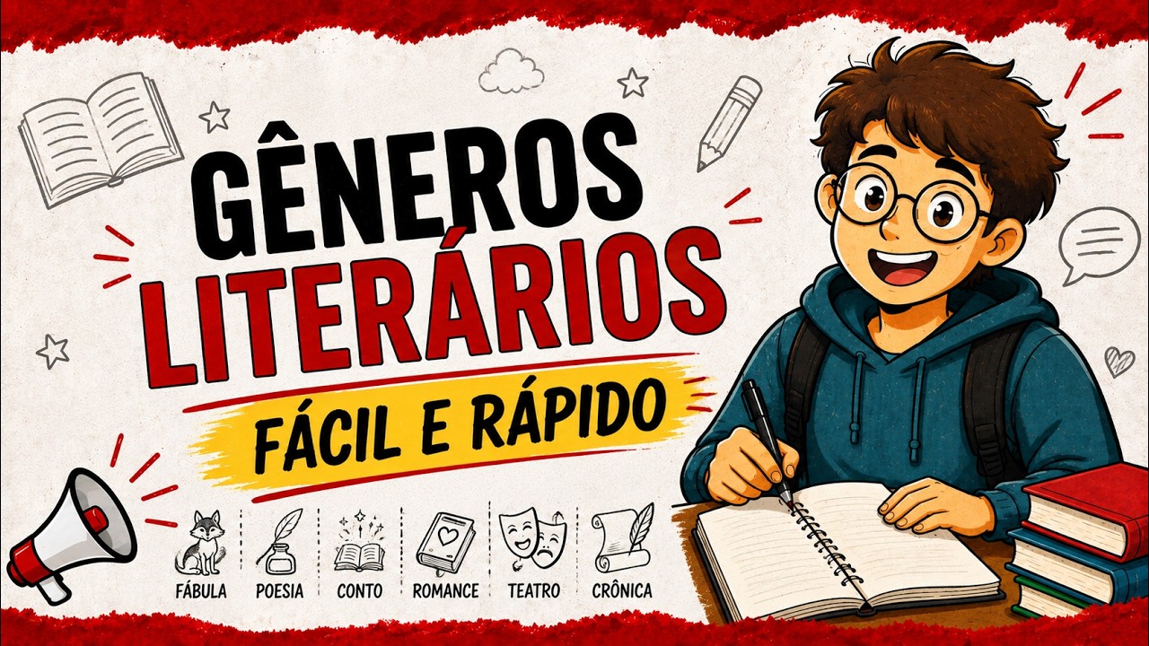 Gêneros Literários - Fácil e Rápido ✅ I Português On-line